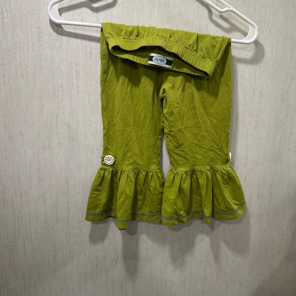 Matilda Jane Lime Green Ruffle Pants - Picture 6 of 6